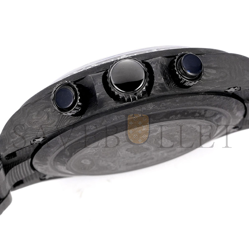 R01ex the cosmograph daytona skeleton watch features a forged carbon fiber case and bracelet m326938-0005